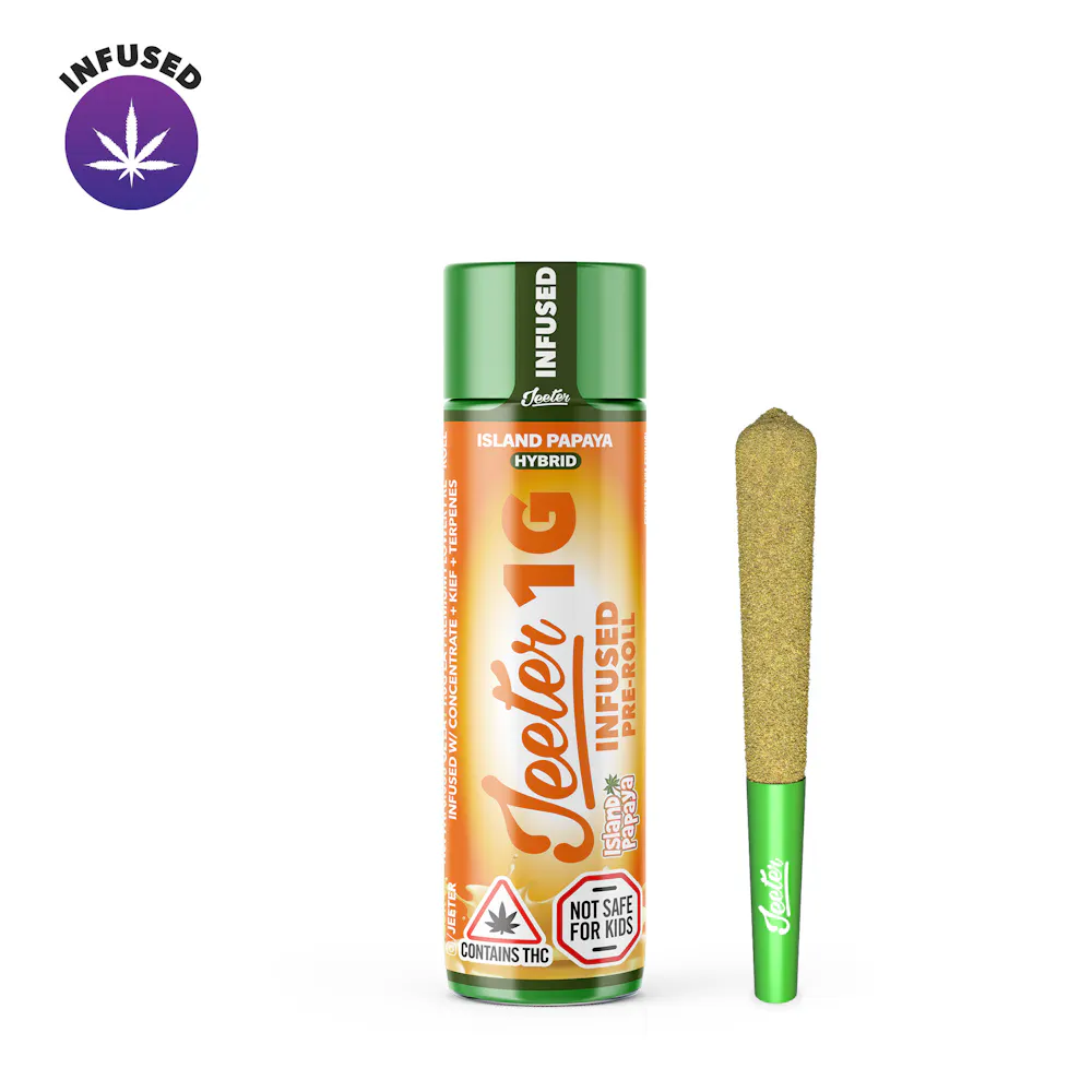 Product Island Papaya Jeeter Infused Pre-Roll | 1g