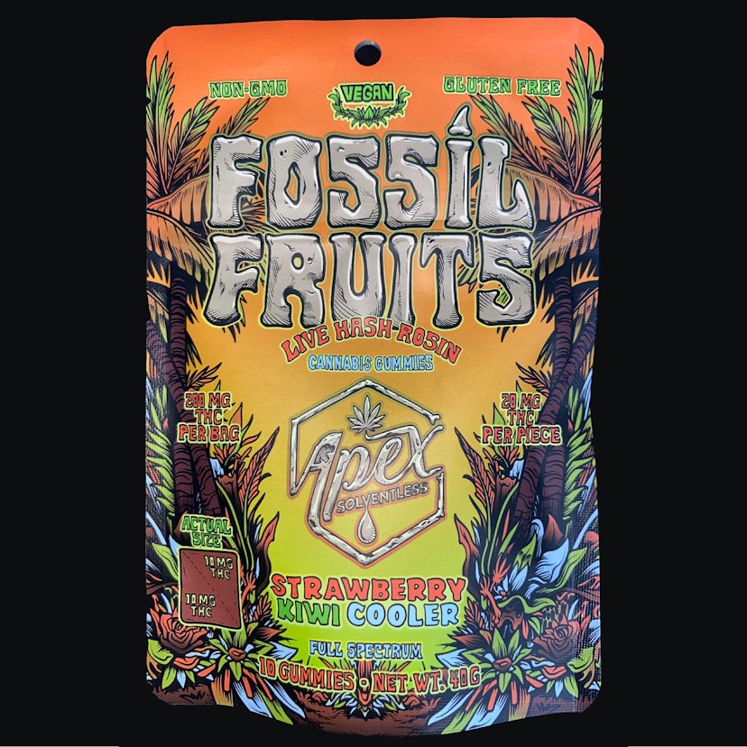 Apex | 200MG Gummies | Strawberry Kiwi Cooler Fossil Fruits