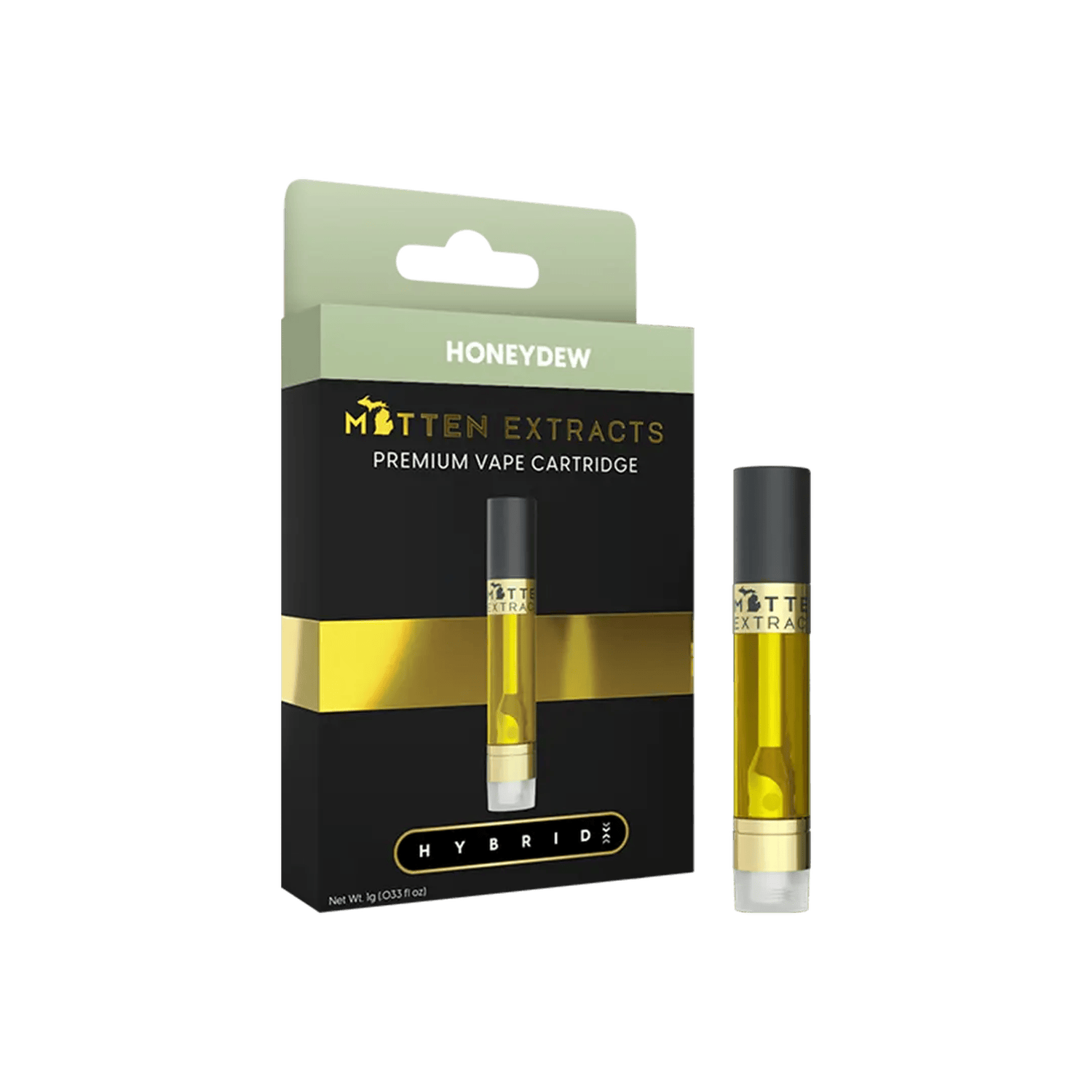 Mitten Extracts | Vape Cart - 1g - Honeydew (Hybrid)
