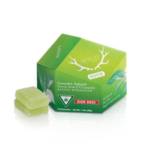 WYLD - 200mg Gummies - Sour Apple