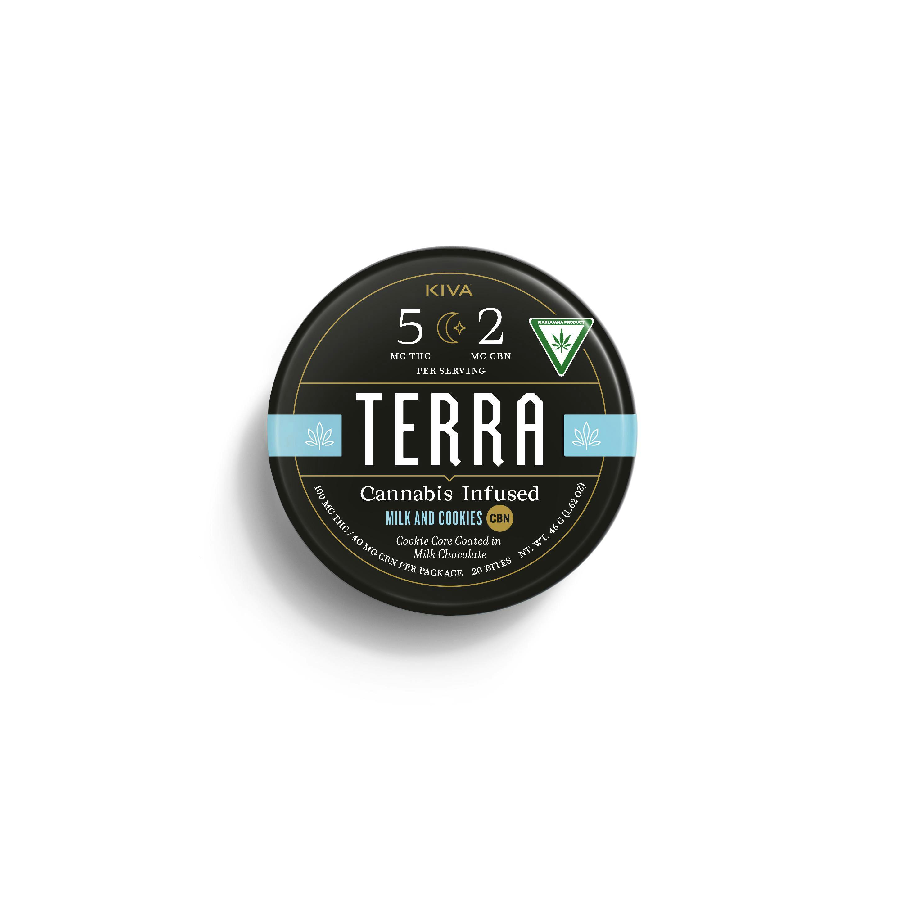 Terra Terra Bites | Milk and Cookies | 5:2 THC:CBN | 100mg