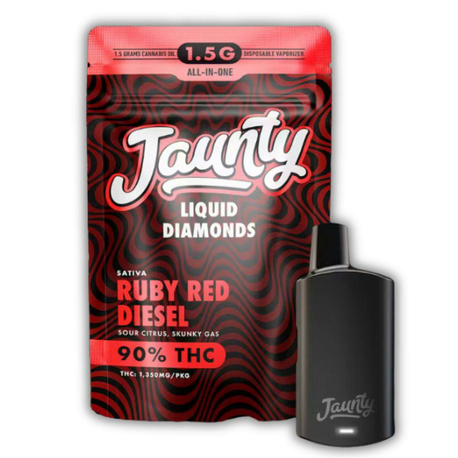 Product Jaunty - Ruby Red Diesel - 1.5g - Liquid Diamonds AIO