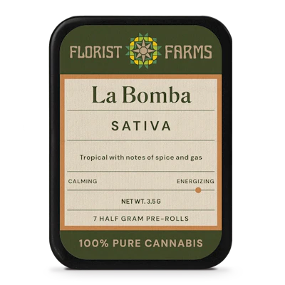 Florist Farms - 7 Pack .5g Prerolls - La Bomba - PRE_ROLLS by Florist Farms at King of Budz