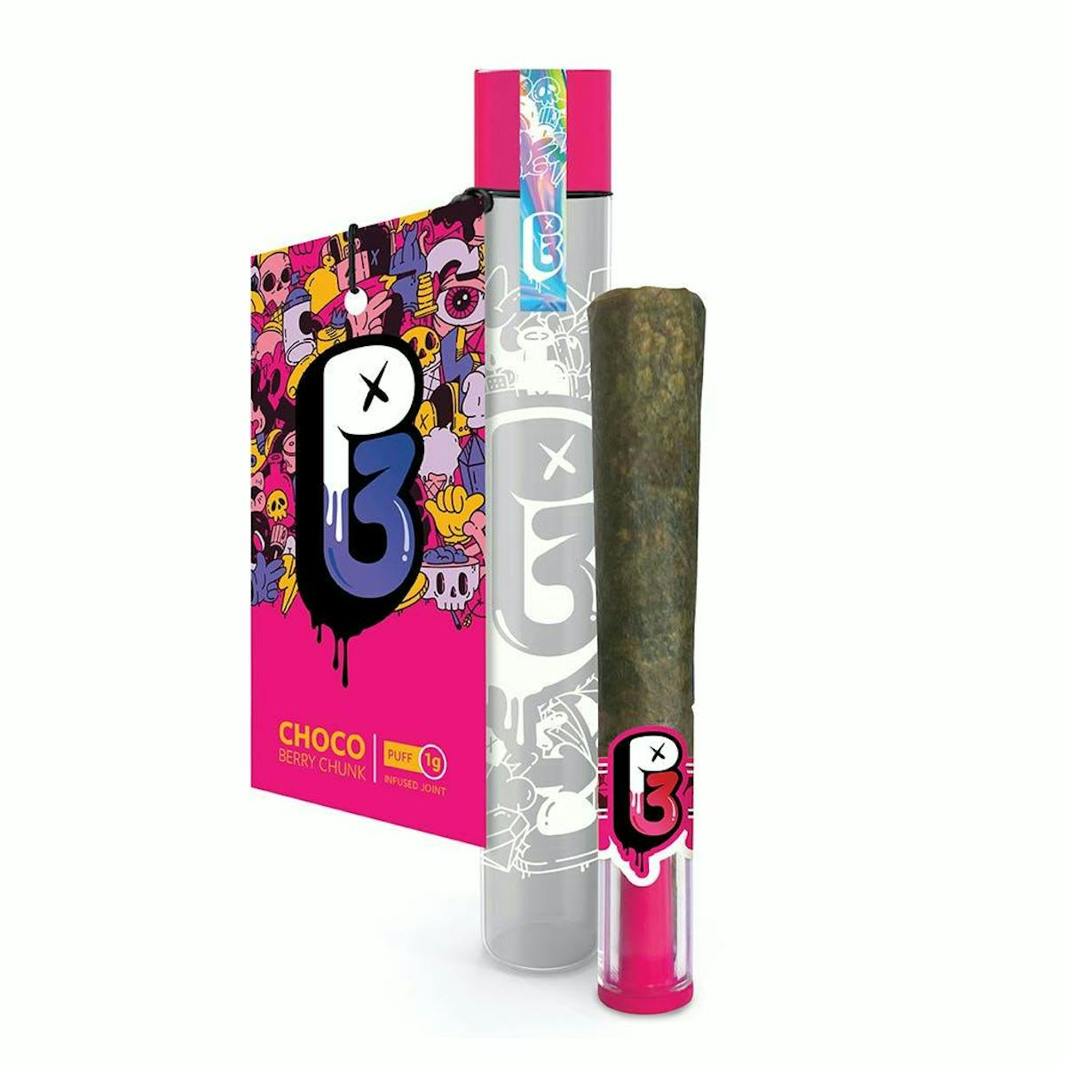 Photo of P3 | Choco Berry Chunk | Infused Preroll (S)