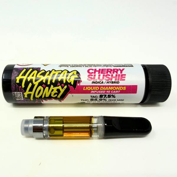 Hashtag Honey | Cherry Slushie 1g Liquid Diamond Cart Hashtag Honey
