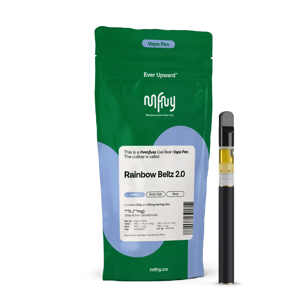 MFNY Rainbow Belts 2.0 | Live Resin | All-in-one - VAPORIZERS cannabis product, .5g