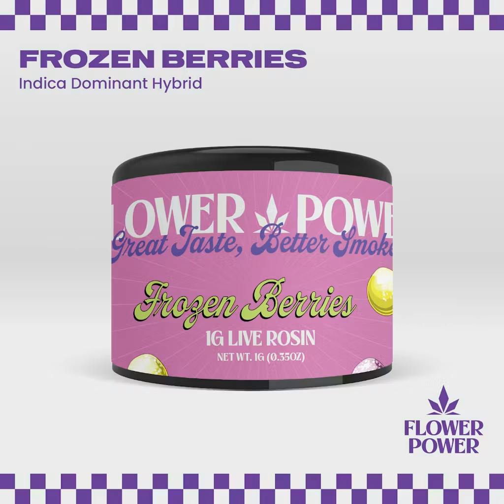 Flower Power - 1g Live Rosin - Frozen Berries