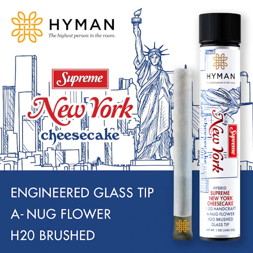 Hyman - 1.2g Handcraft Preroll - New York Cheesecake