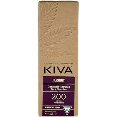Product: Kiva | Blackberry Dark Chocolate Bar | 200mg