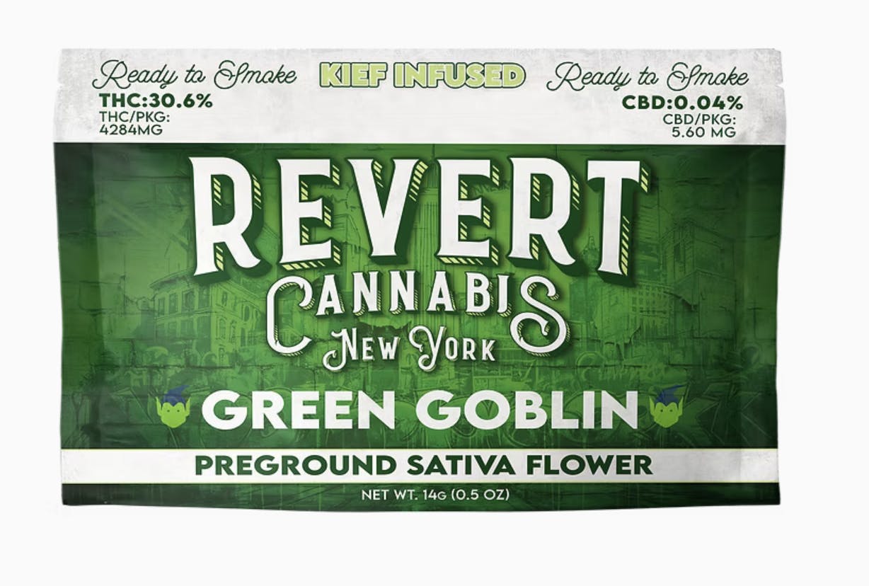 Revert Cannabis | Green Goblin Pre-ground Flower