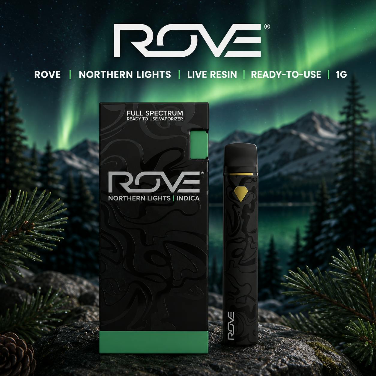 Product Rove | Northern Lights | Live Resin | Ready-To-Use | 1g