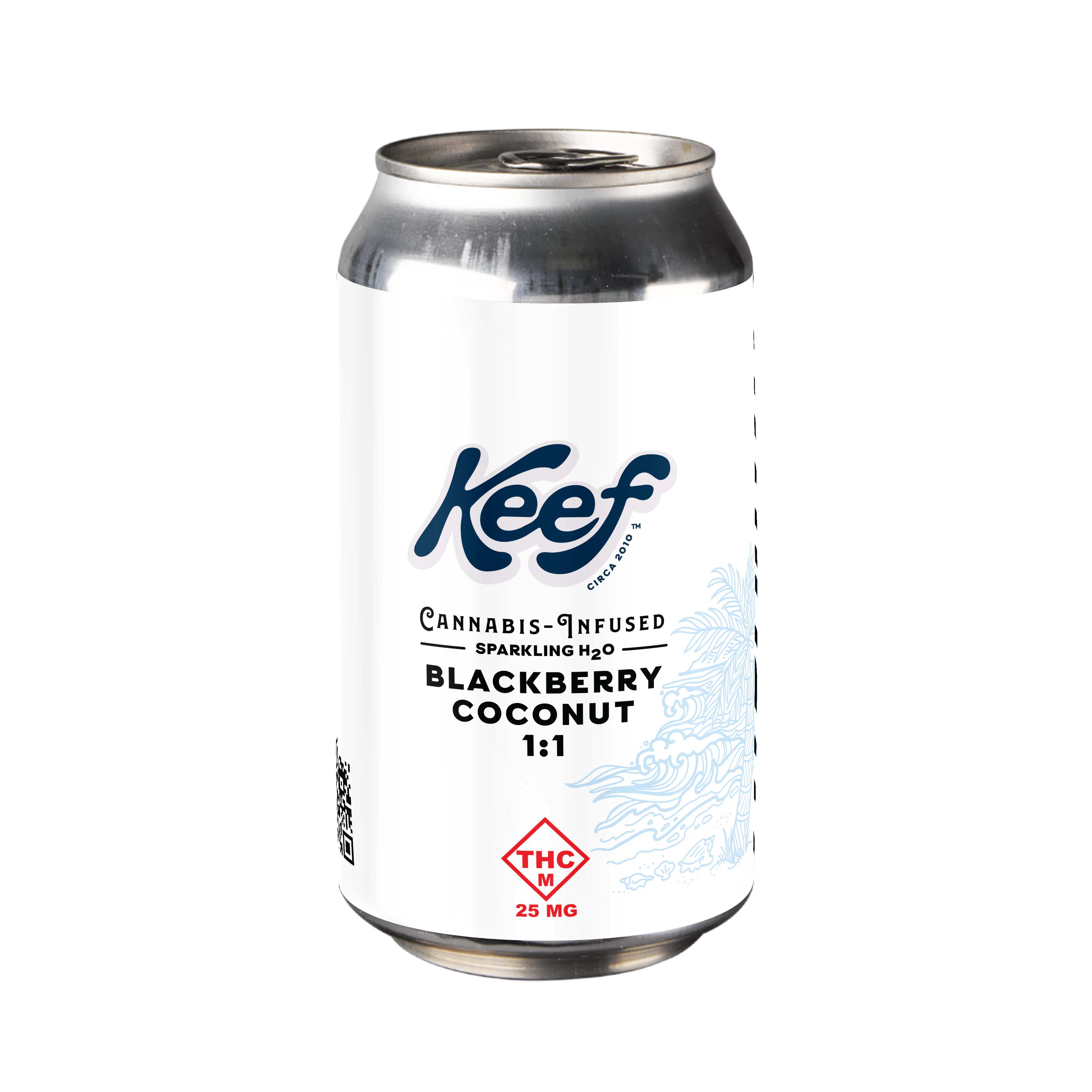 Keef - Blackberry Coconut Sparkling Water - 25mg | Blue Sage