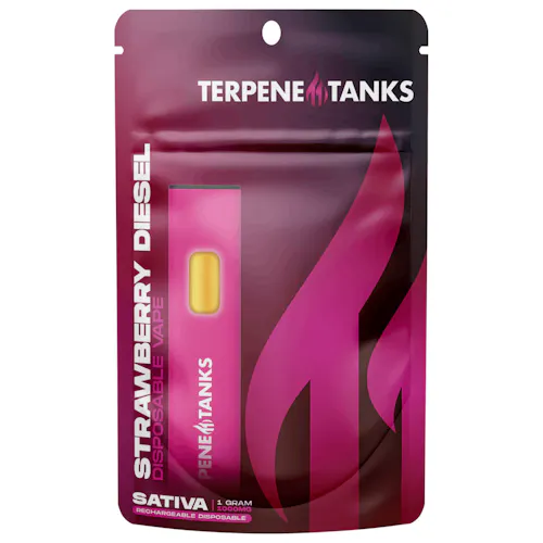Terpene Tanks Strawberry Diesel All-In-One Vape Rec-1