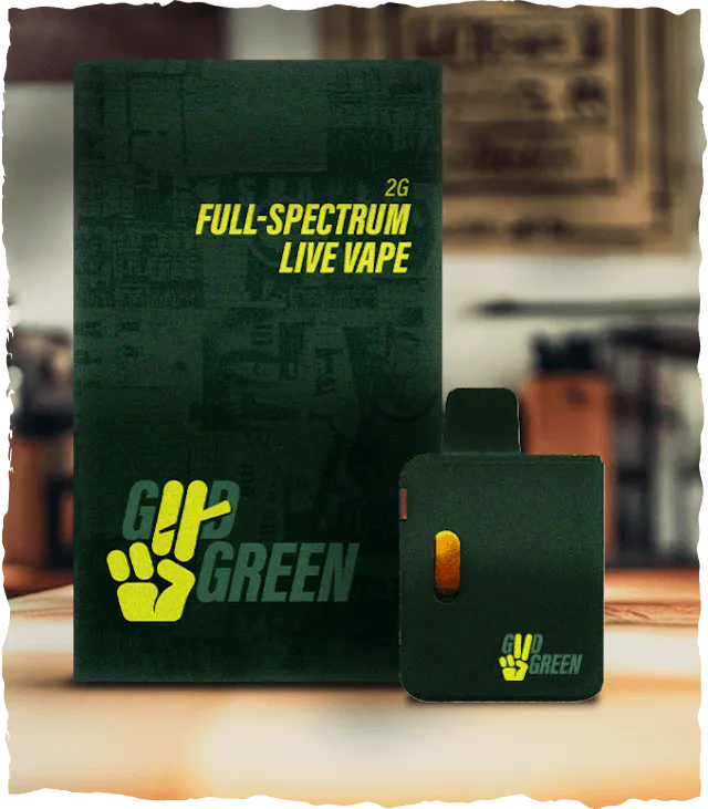 Good Green Full Spectrum Live Vape Black Maple 2g (indica, disposables)