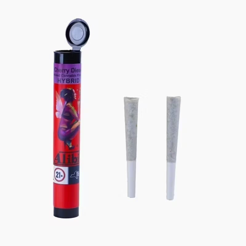 Alibi Infused Pre-Roll | 2pk-0.5g each | Cherry Diesel