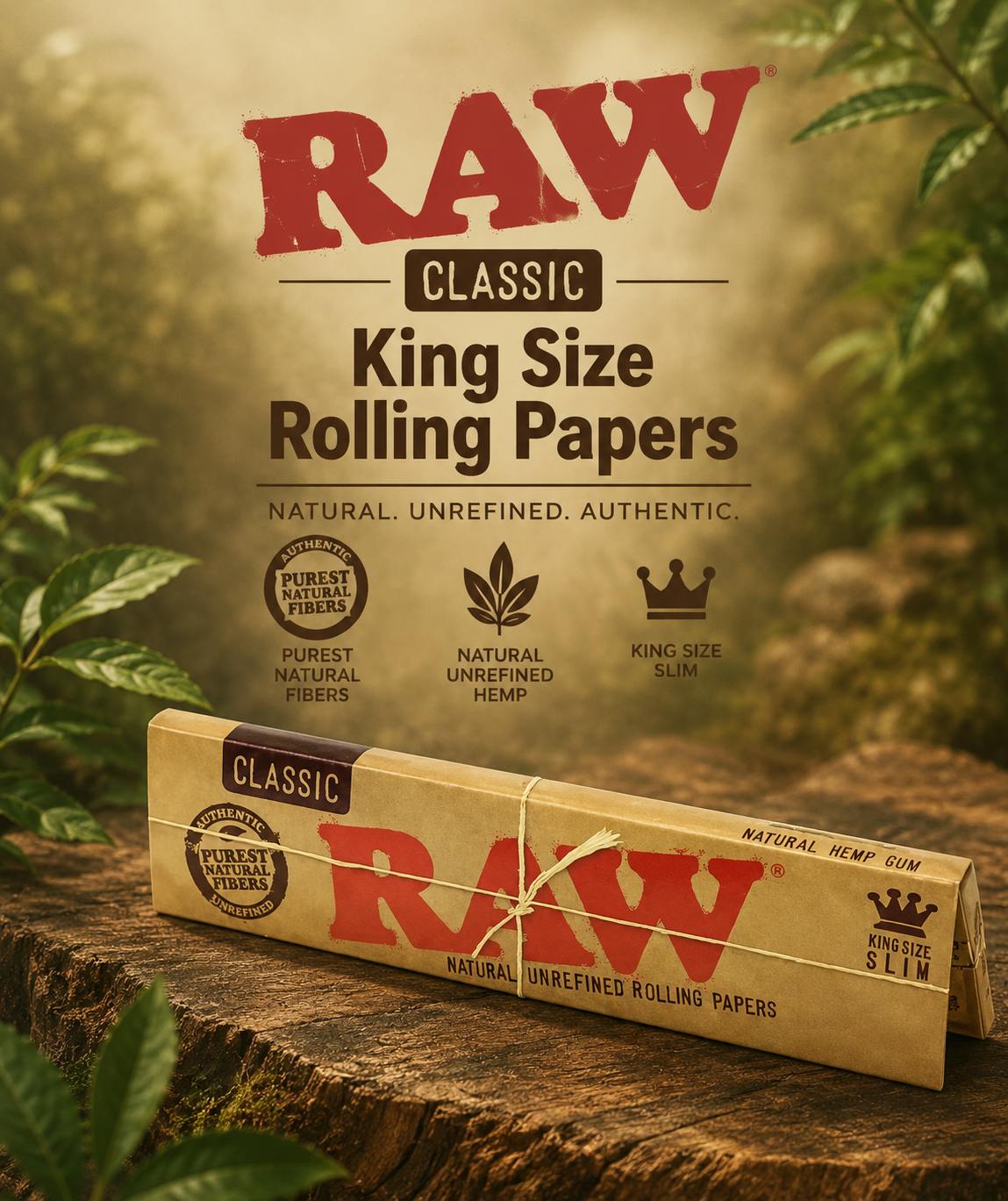Product RAW Classic | King Size Rolling Papers