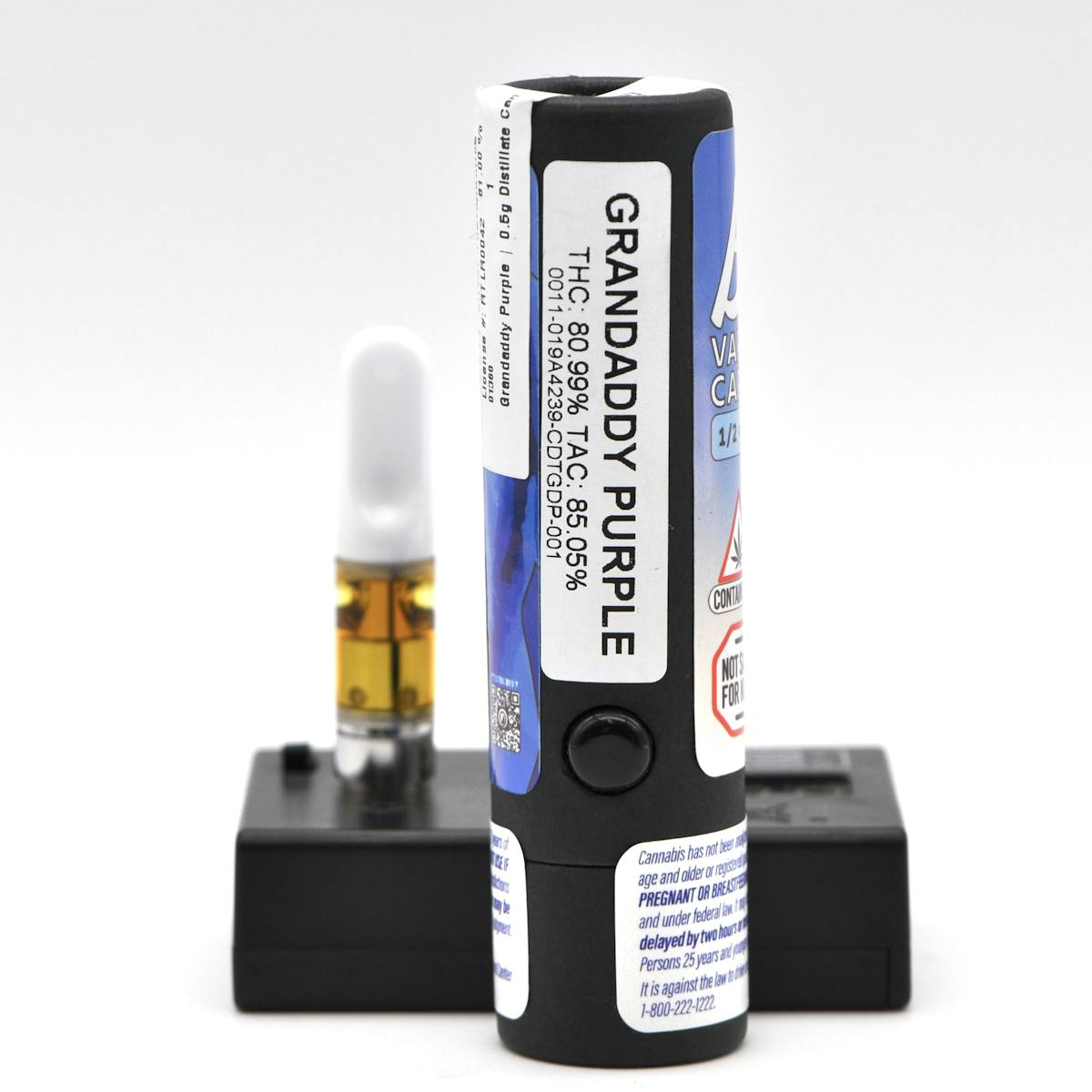 Image of Grandaddy Purple | 0.5g Distillate Cartridge