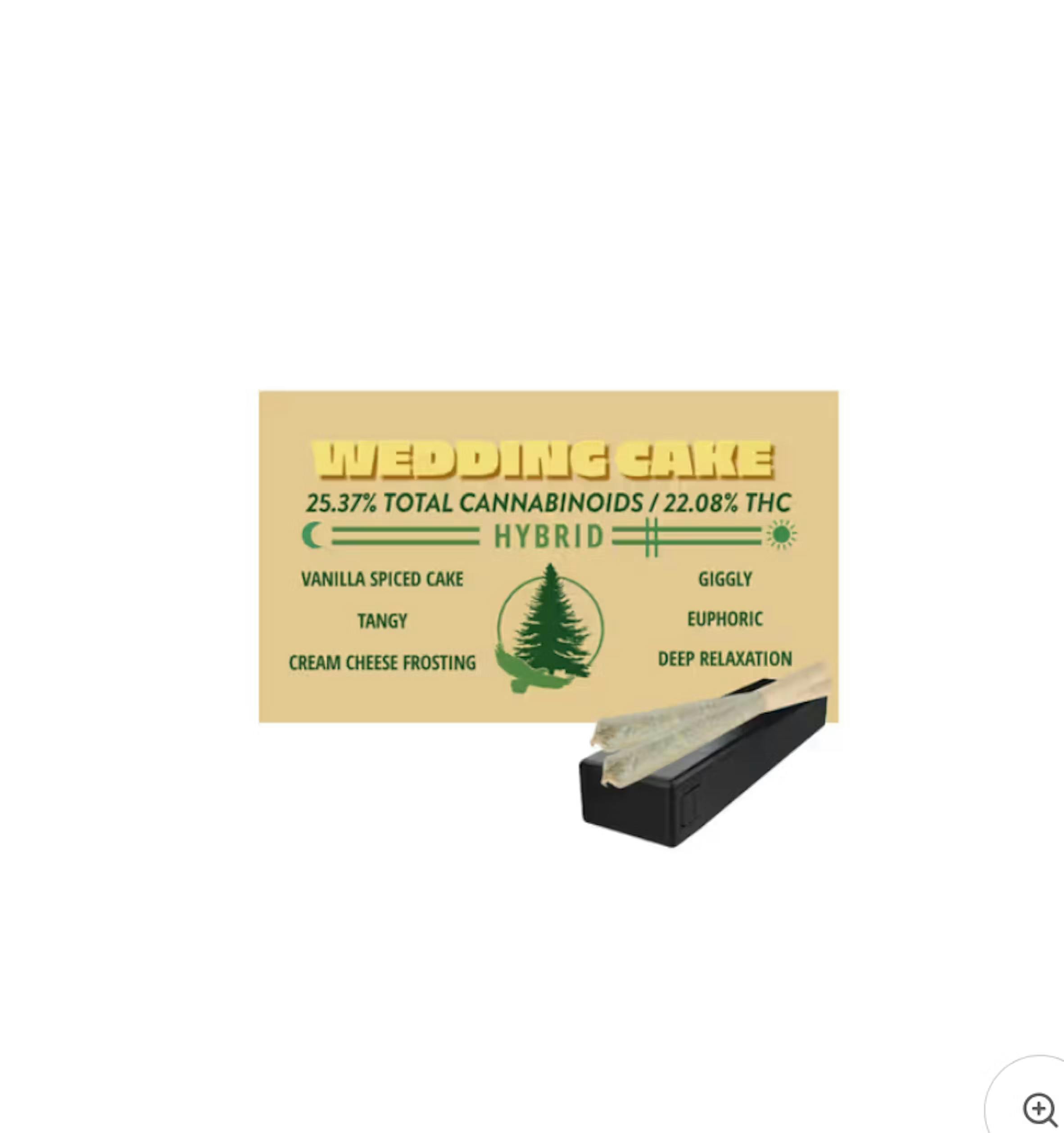 2Js | Pre-Rolls | Sativa Hybrid | Wedding Cake x 2 Pack