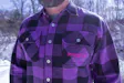 Purple Black Flannel XXXL