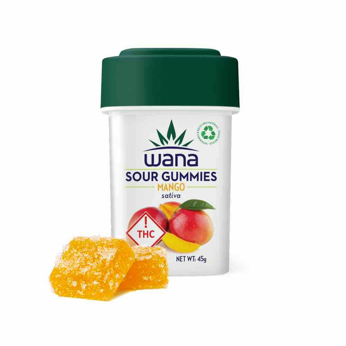 Photo of WANA Sour Mango Gummies
