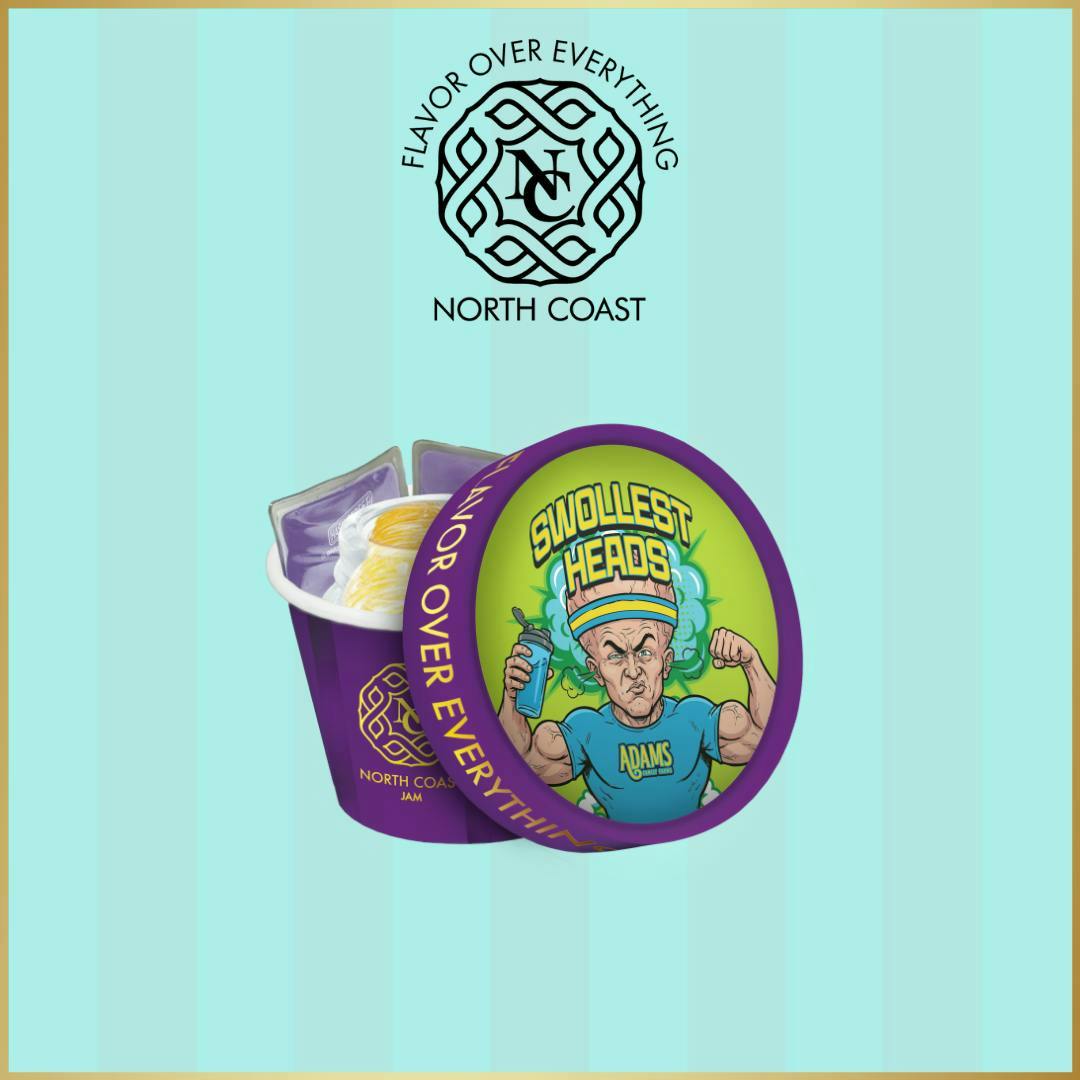 North Coast x Adam's Family | Hash Rosin Jam - 1g - Swollest Heads