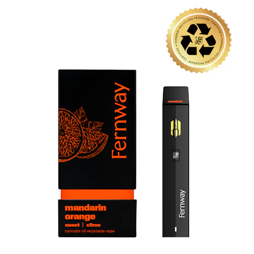 Fernway Mandarin Orange Traveler Vape Pen 1000mg-2