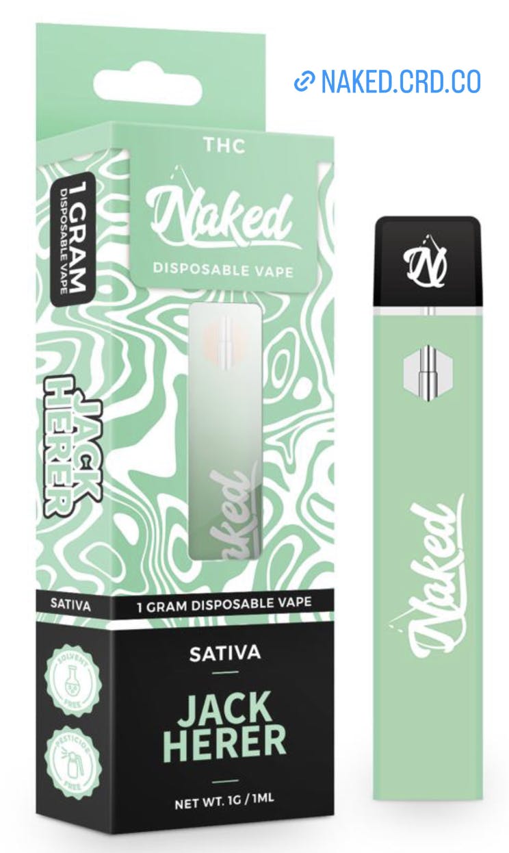 Product: Naked Extracts | Disposable Vape - Jack Herer