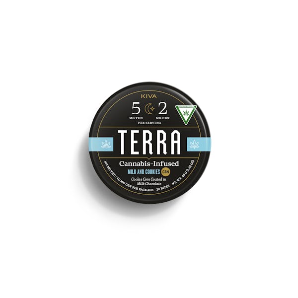 Product: Terra | Milk and Cookies Chocolate Bites 5:2 THC:CBN | 100mg:40mg