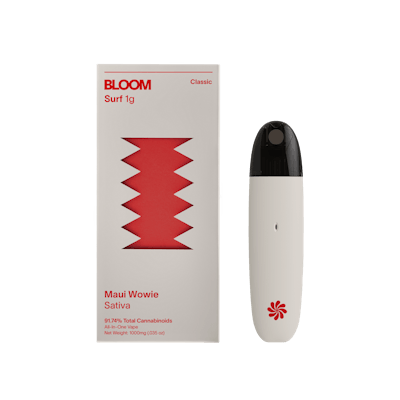 Product: BLOOM | Maui Wowie Classic Surf All-In-One Disposable Cartridge | 1g
