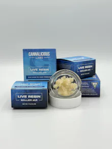 Cannalicious - 7g Live Resin Baller Jar - Super Silver Haze - CONCENTRATES by Cannalicious Labs at King of Budz