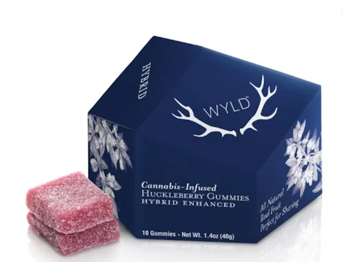 Huckleberry Hybrid Enhanced Gummies-1