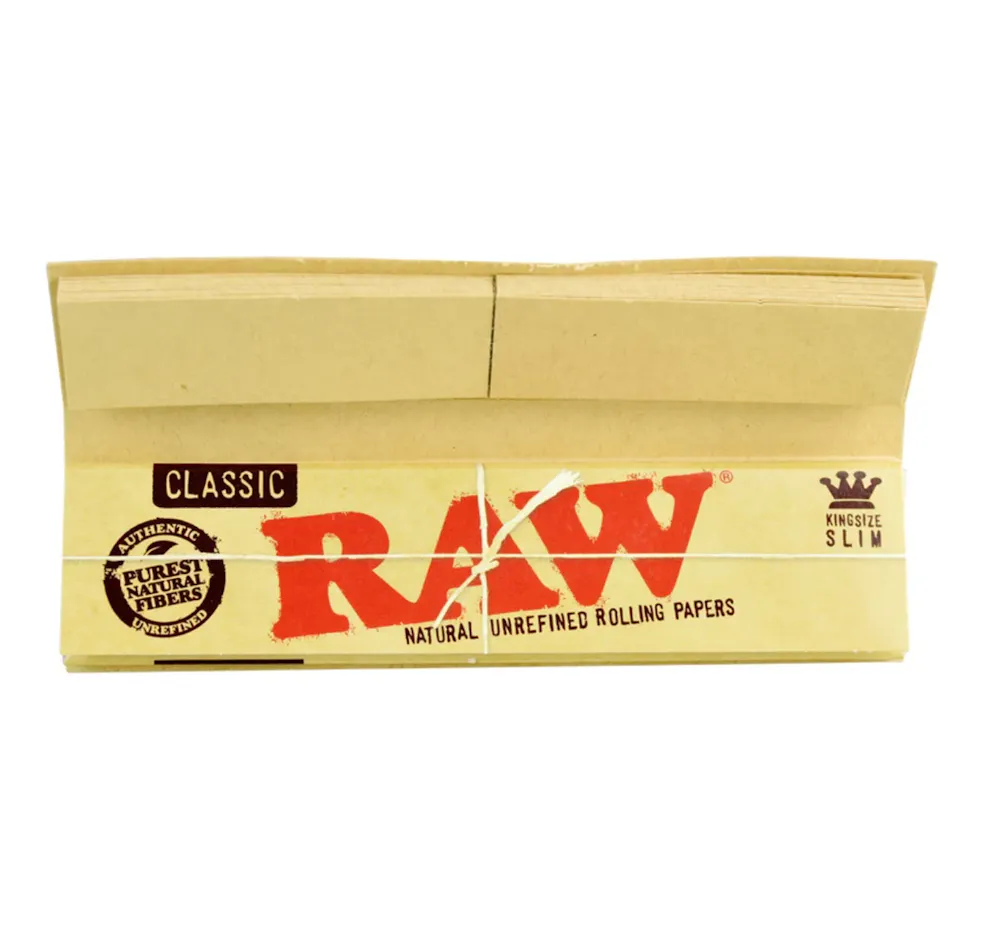 Product RAW - Connoisseur Classic Rolling Papers & Tips King Size Slim