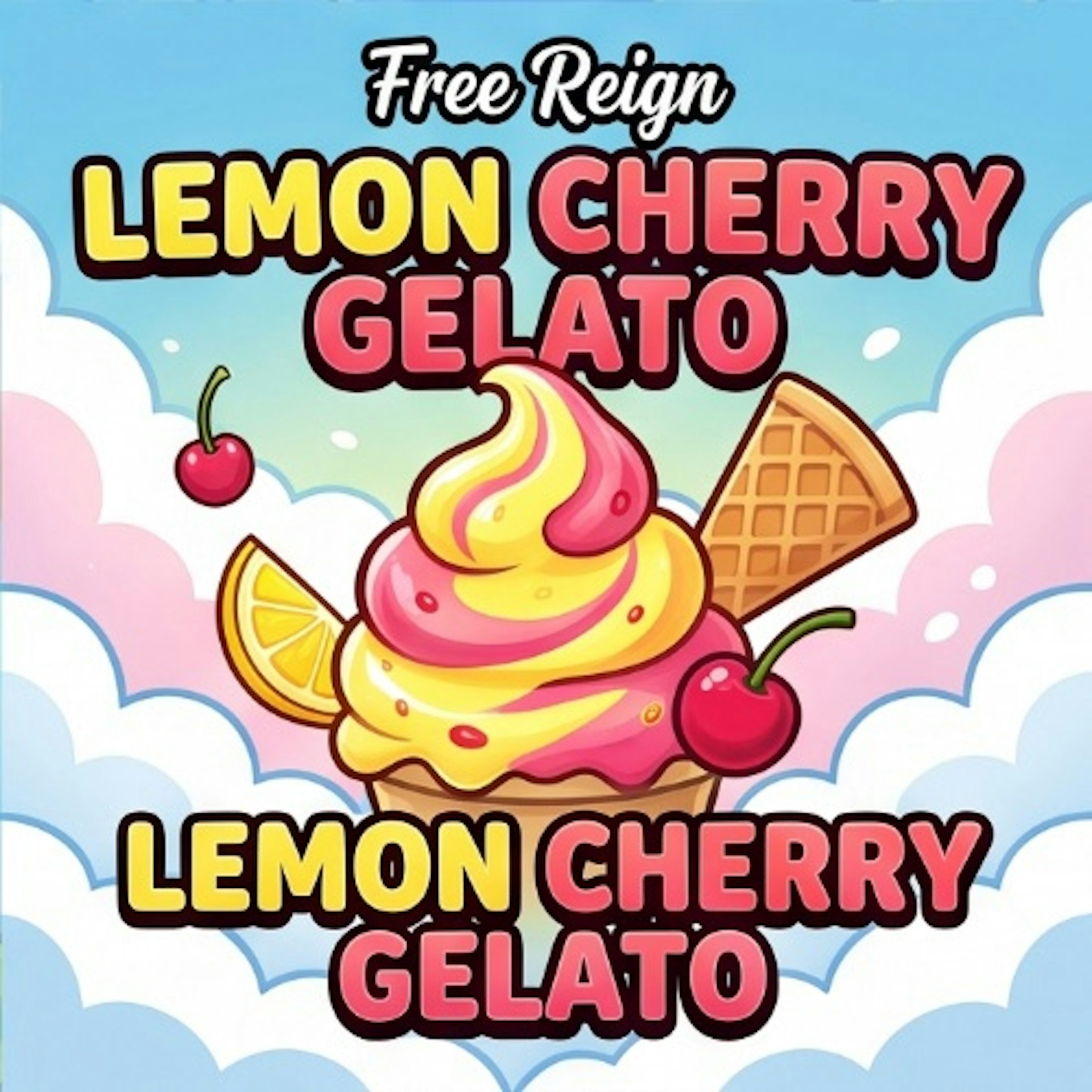 Free Reign - Lemon Cherry Gelato - Buds