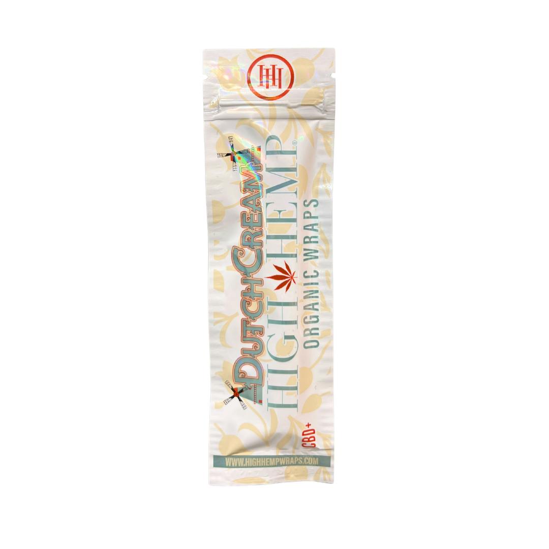 DUTCH CREAM +CBD ORGANIC HEMP WRAPS 2PK