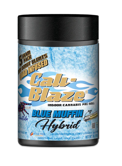Cali-Blaze - 5-Pack 1g Infused Donut Blunts - Blue Muffin
