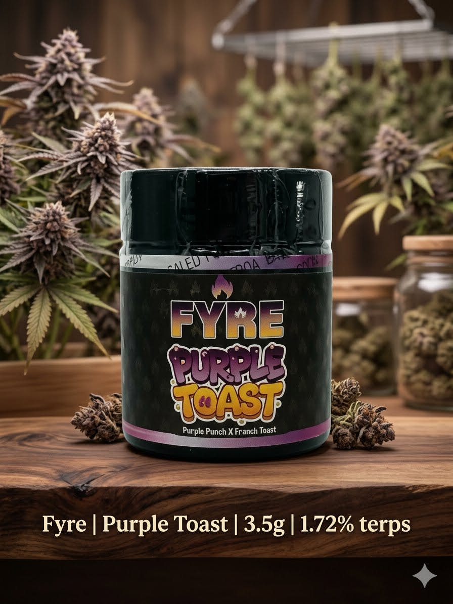 Product Fyre | Purple Toast  | 1.72% terps