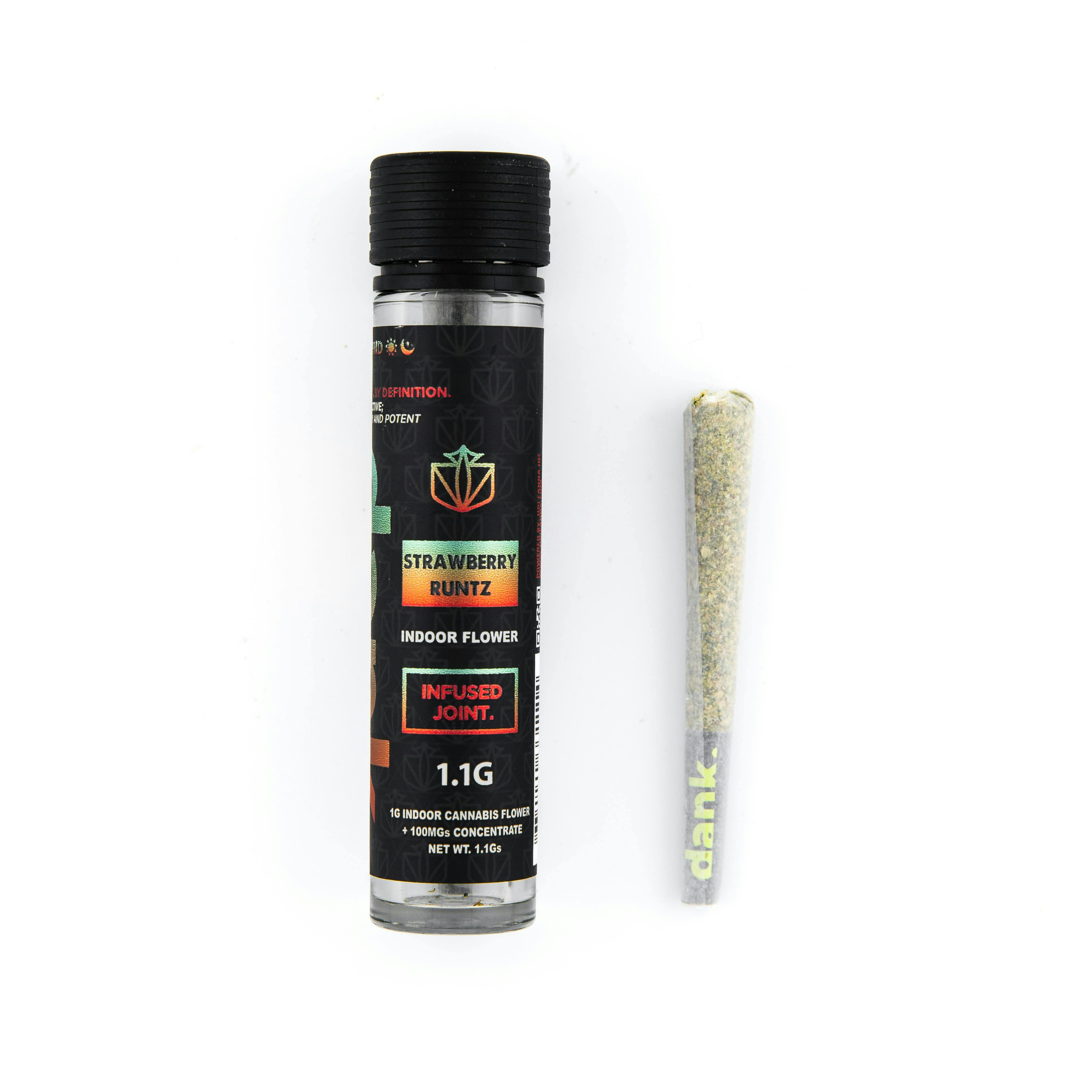 Dank Strawberry Runtz Infused  1.1g Pre Roll
