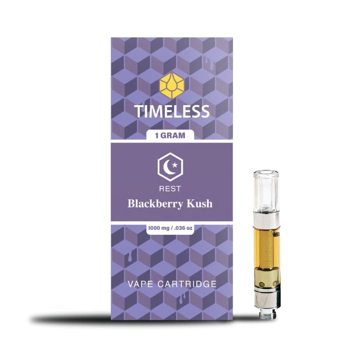 Timeless | Blackberry Kush | 510 Cart | 1g