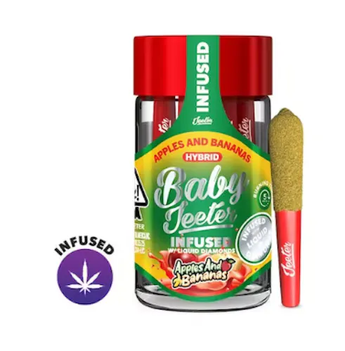 Apples and Bananas Baby Jeeter Infused Pre-Roll 5-pack | 2.5g-1