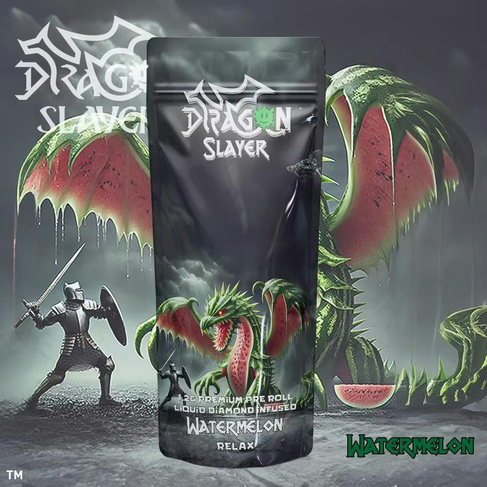 Dragon Slayer - 1.2g Infused Preroll - Watermelon