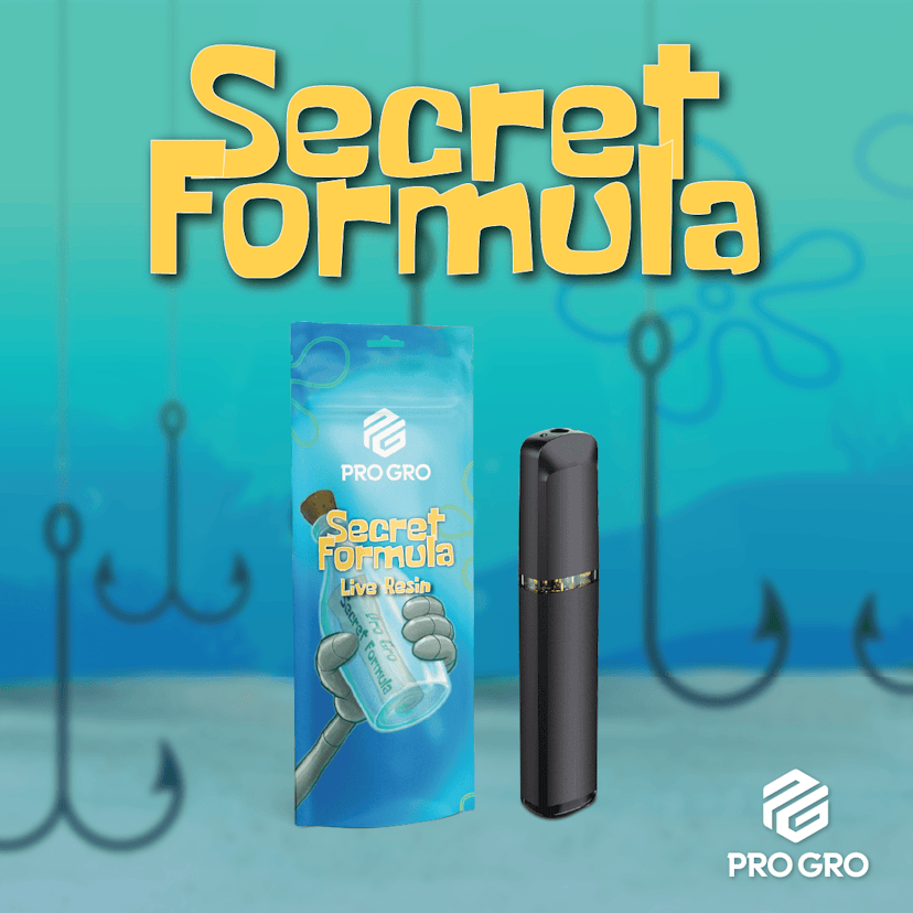 Pro Gro Live Resin Disposable | Secret Formula