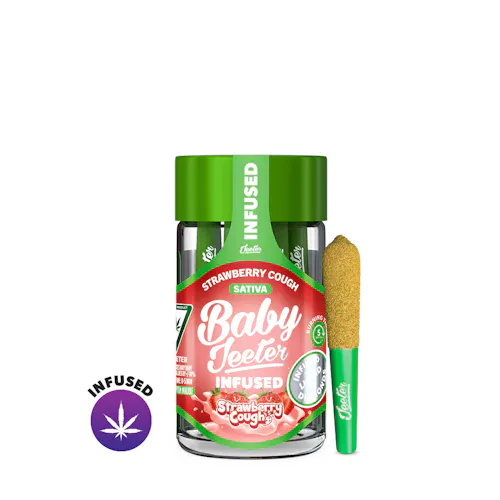 Strawberry Cough Baby Jeeter Infused Pre-Roll 5-pack | 2.5g-active