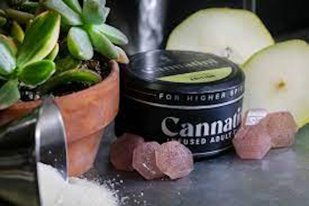 Photo of Cannatini Prickly Pear Martini D:8 D:9 Gummies 20pk