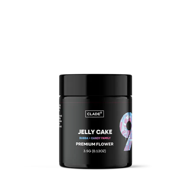 Clade9 Flower Jelly Cake 3.5g (indica hybrid, whole flower)
