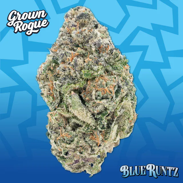 Grown Rogue Flower Blue Runtz 3.5g (indica hybrid, whole flower)