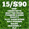 15/$90 | Vape Cartridge