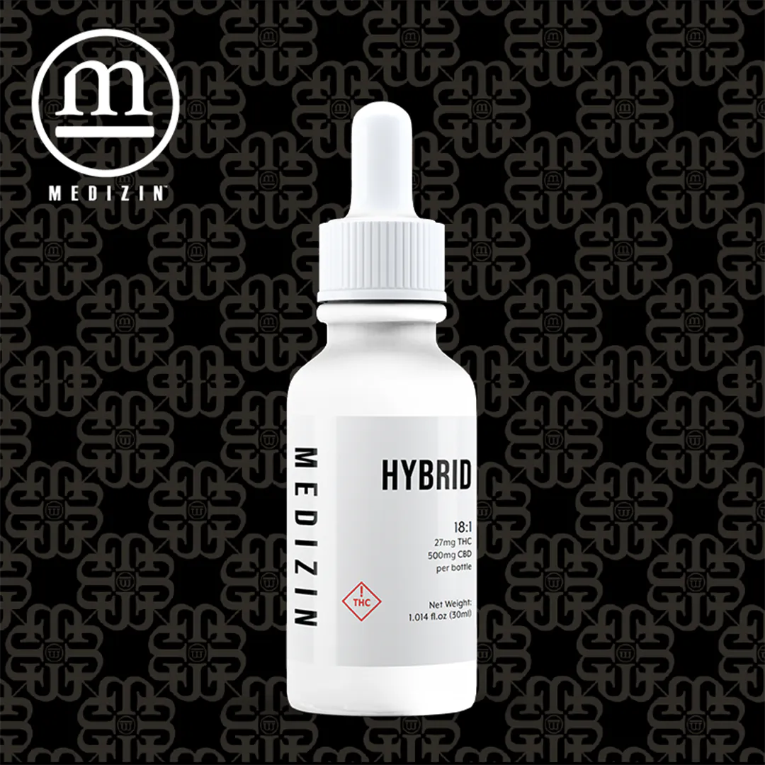 Medizin Tinc 18:1 Strawberry 500mg CBD: 27mg THC Hybrid at Planet