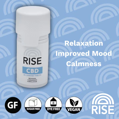 Rise - 1500mg CBD Tablets - 30ct
