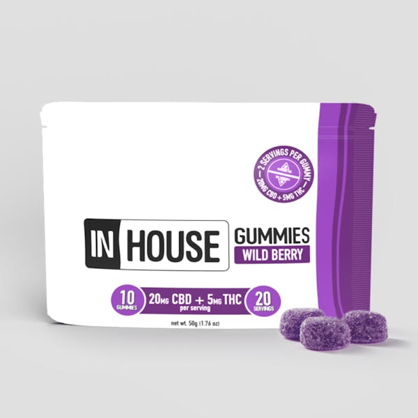 Wild Berry Gummies - 4.5mg/90mg Total - THC | Panacea Wellness