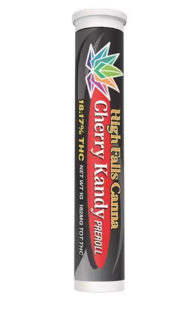 High Falls Canna - Cherry Kandy Infused Pre-roll - 1g